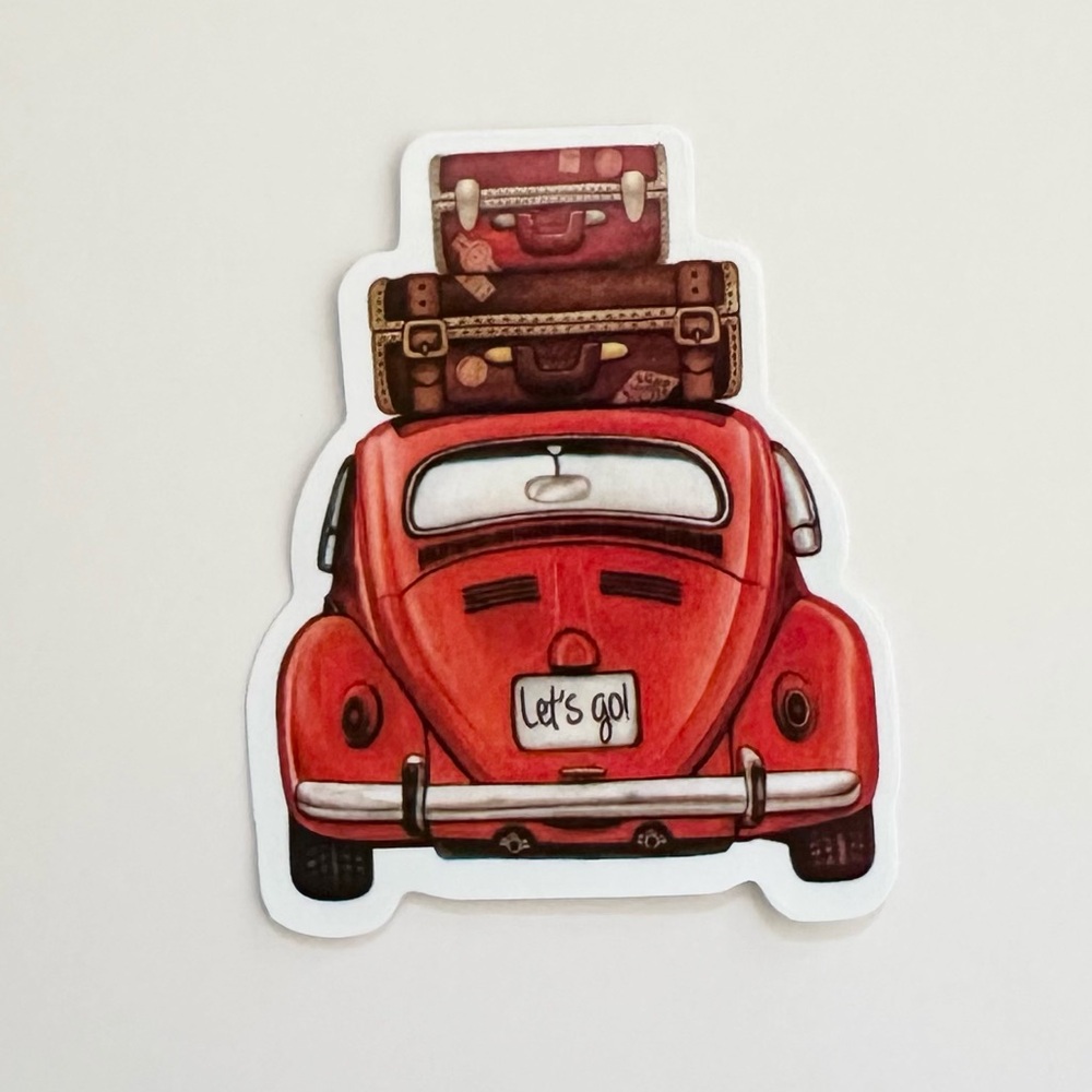 10/$10 Let’s Go! Car & Luggage Travel Sticker